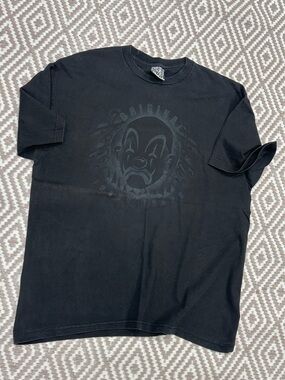 Vintage Joker Brand Clown T shirt Black Y2K Graffiti Streetwear Art
